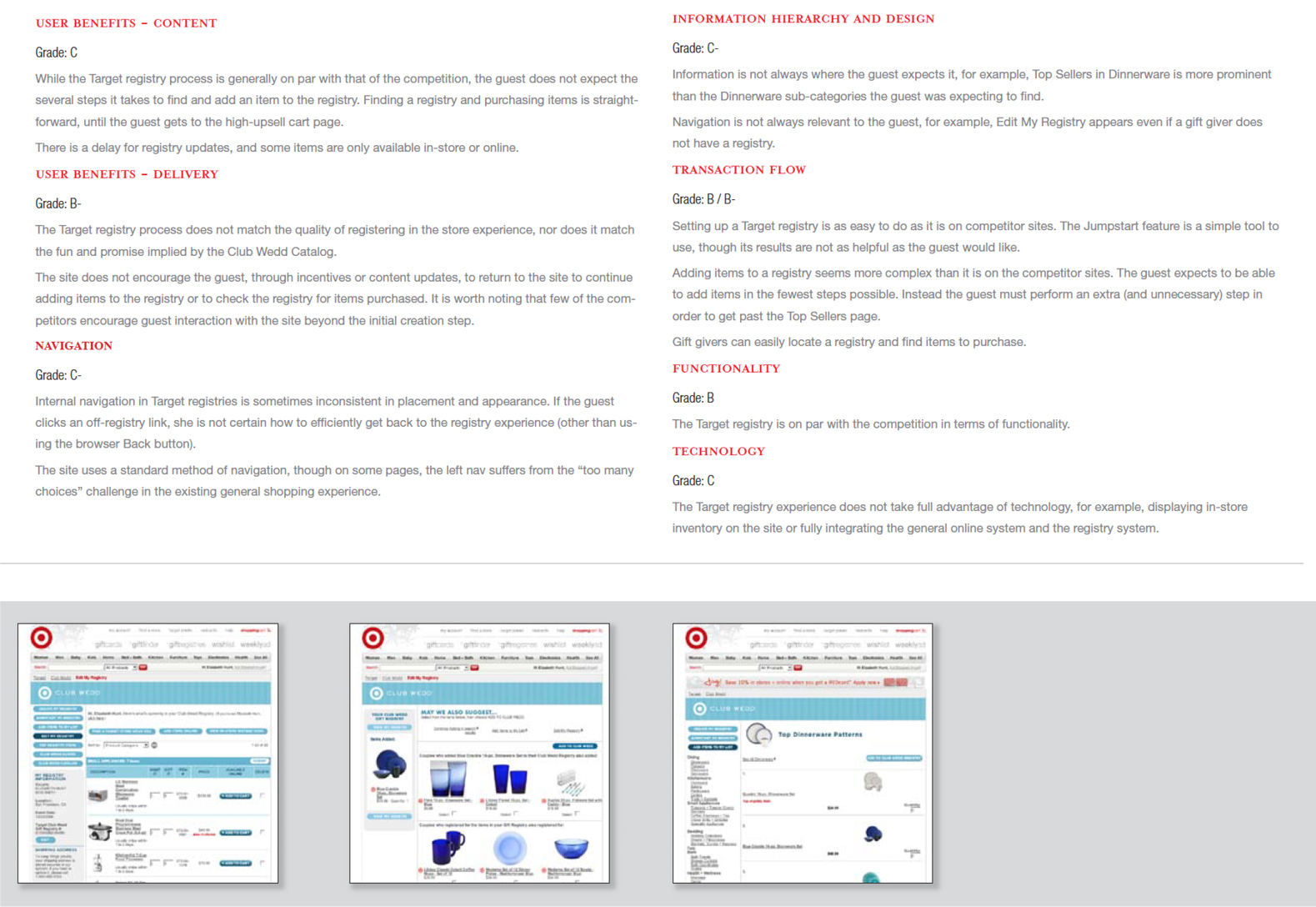 UX - Competitive and Heuristic Analyses